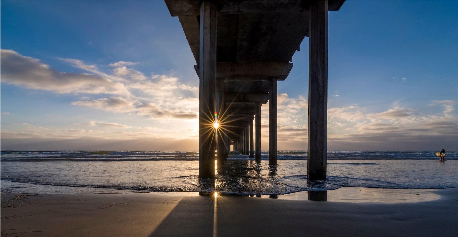 Decorative - Scripps Pier at Sunset